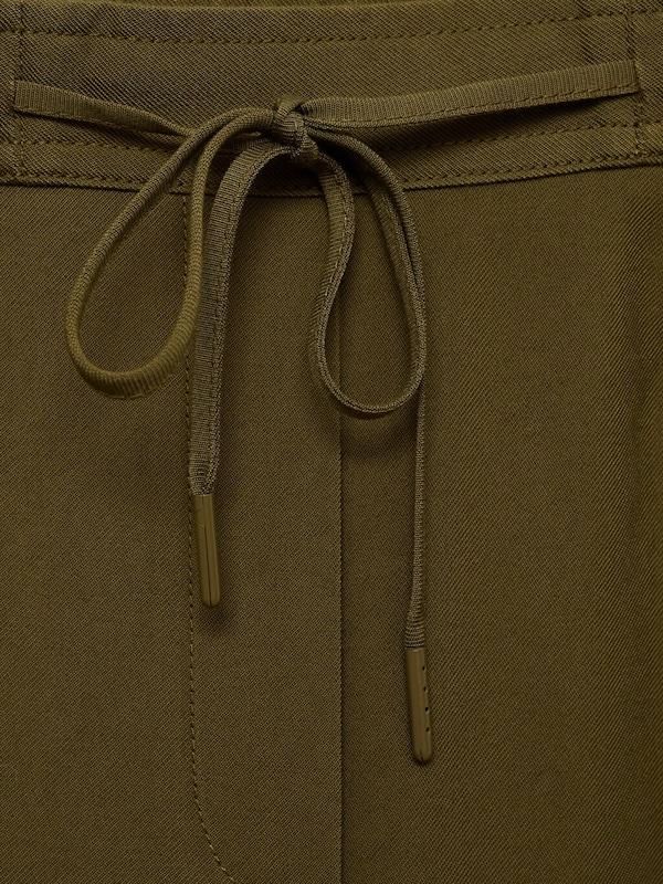 MANGO MANGO Regular Hose 'FLUIDO' In Khaki