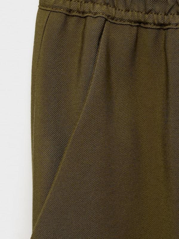 MANGO MANGO Regular Hose 'FLUIDO' In Khaki