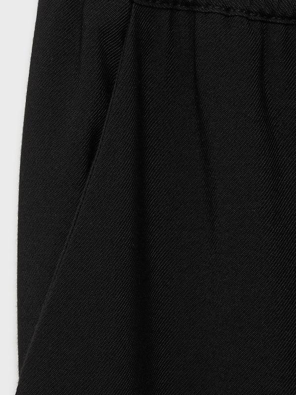 MANGO MANGO Regular Hose 'FLUIDO' In Schwarz