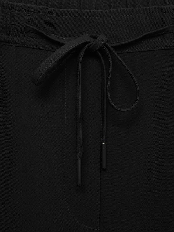 MANGO MANGO Regular Hose 'FLUIDO' In Schwarz