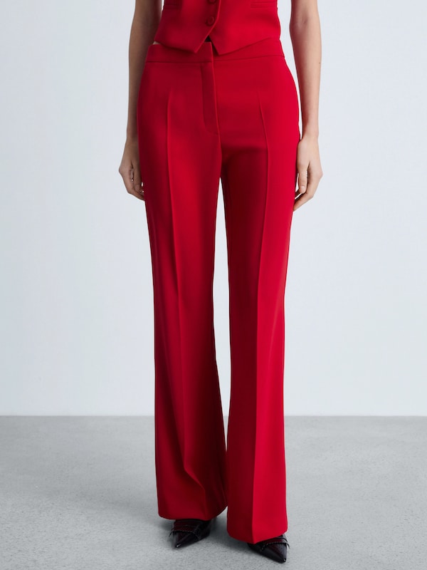 MANGO MANGO Regular Hose 'Iguana' In Rot