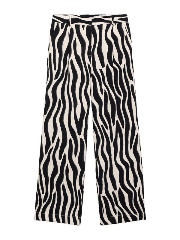 MANGO MANGO Regular Hose 'NIKITA' in Schwarz