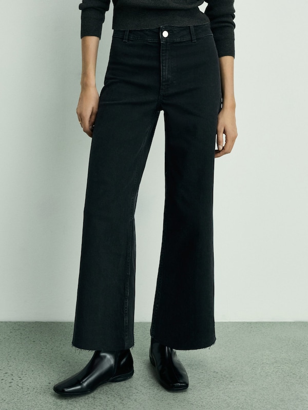 MANGO MANGO Regular Jeans 'CATHERIN' In Schwarz