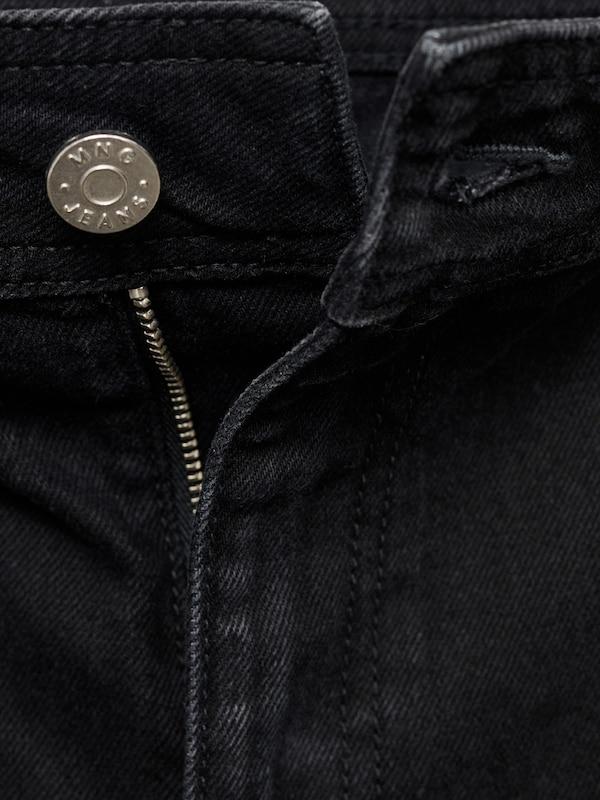 MANGO MANGO Regular Jeans 'CATHERIN' In Schwarz