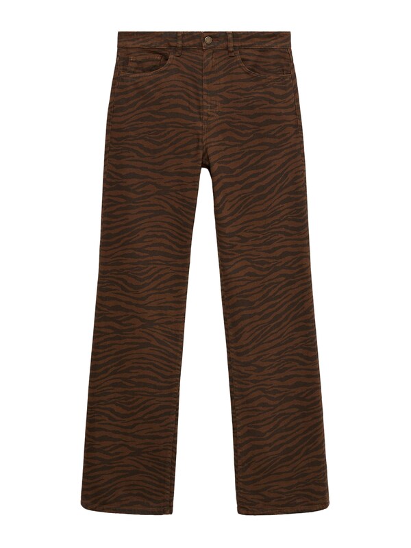 MANGO MANGO Regular Jeans in Cognac Dunkelbraun