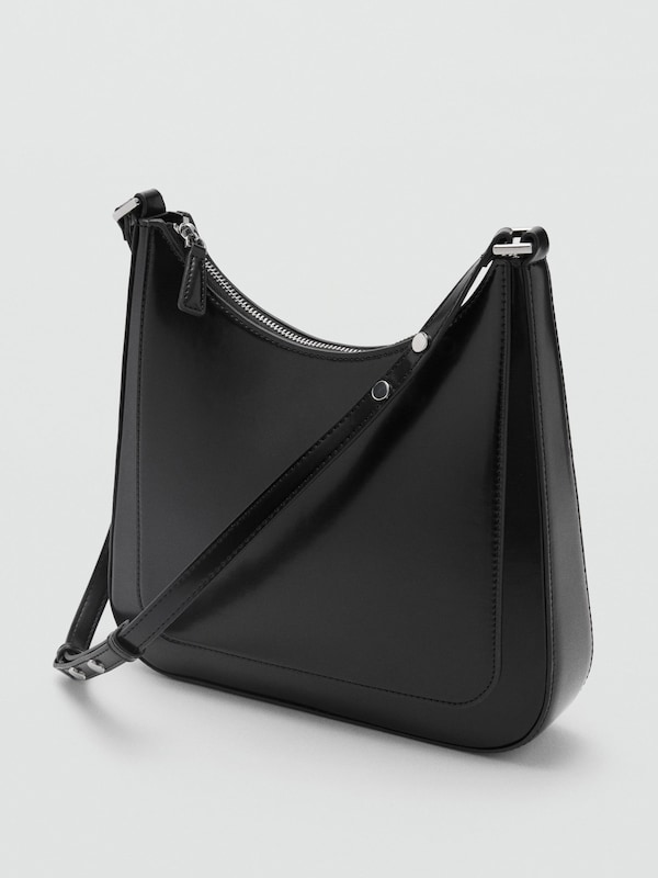 MANGO MANGO Schultertasche 'DEGRADE' In Schwarz