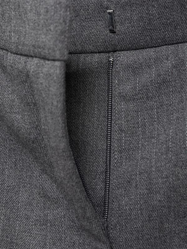 MANGO MANGO Slimfit Hose 'WARM' In Grau Hellgrau