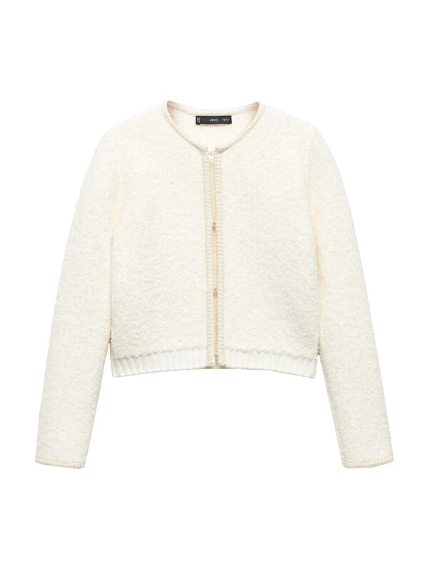 MANGO MANGO Strickjacke in Creme
