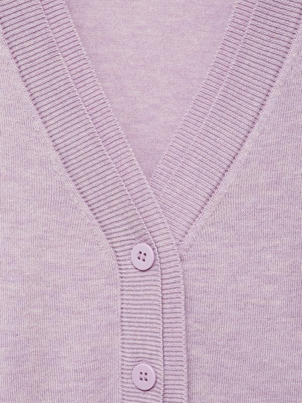 MANGO MANGO Strickjacke 'LUCCA' In Lavendel