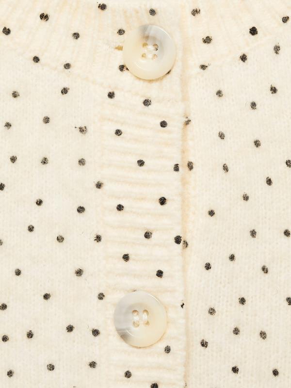 MANGO MANGO Strickjacke 'PEQUITA' In Ecru