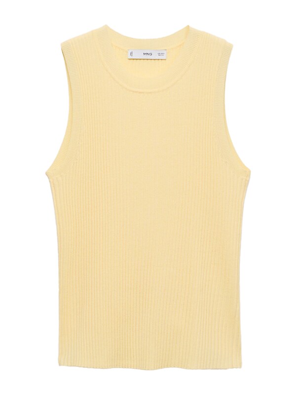MANGO MANGO Stricktop 'BUGAMBI' in Gelb