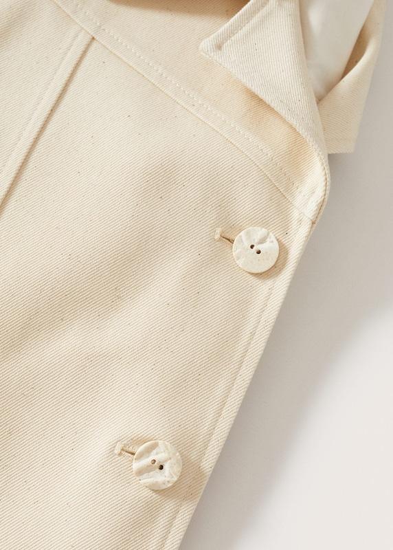 MANGO MANGO Übergangsjacke In Hellbeige