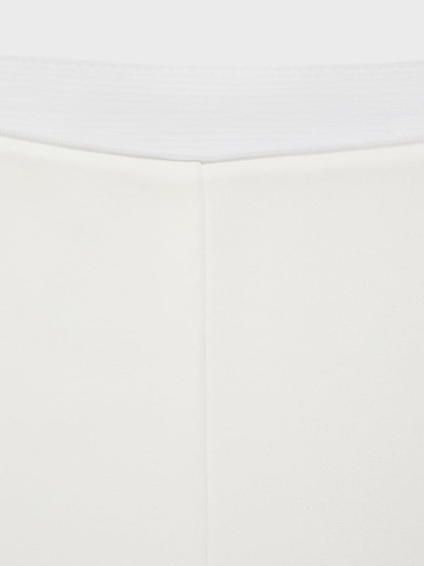MANGO MANGO Wide Leg Hose 'IGUANA' In Offwhite