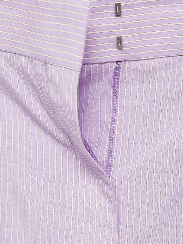 MANGO MANGO Wide Leg Hose In Flieder