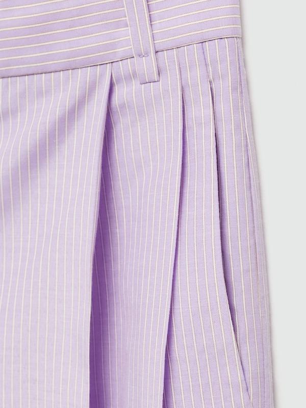 MANGO MANGO Wide Leg Hose In Flieder