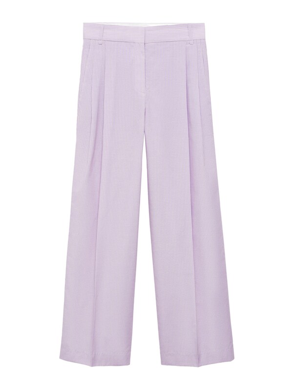 MANGO MANGO Wide Leg Hose in Flieder