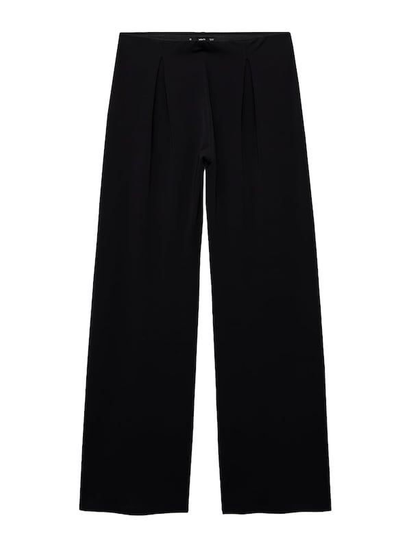MANGO MANGO Wide Leg Hose 'LEO' In Schwarz