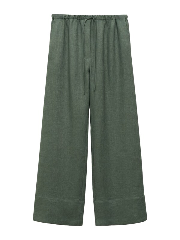 MANGO MANGO Wide Leg Hose 'MUSGO' in Jade