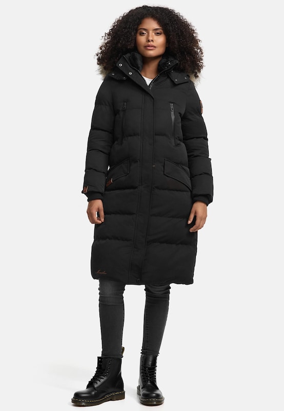 MARIKOO MARIKOO Mantel 'Schneesternchen' In Schwarz