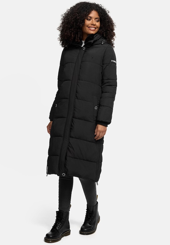 MARIKOO MARIKOO Wintermantel In Schwarz