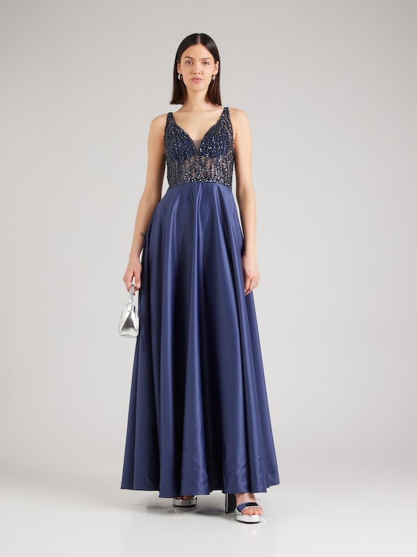 Mascara Mascara Abendkleid In Navy