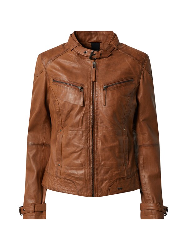Maze Maze Lederjacke ' Ryana ' in Braun Cognac