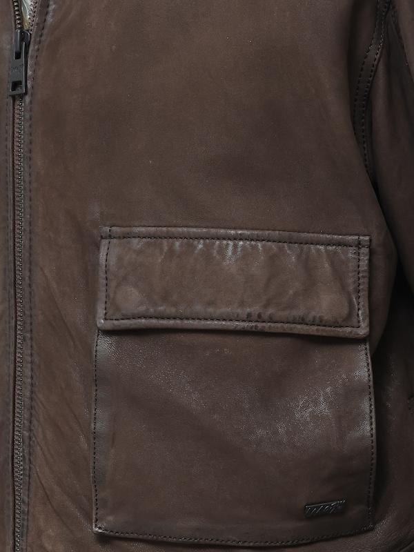 Maze Maze Übergangsjacke In Dunkelbraun