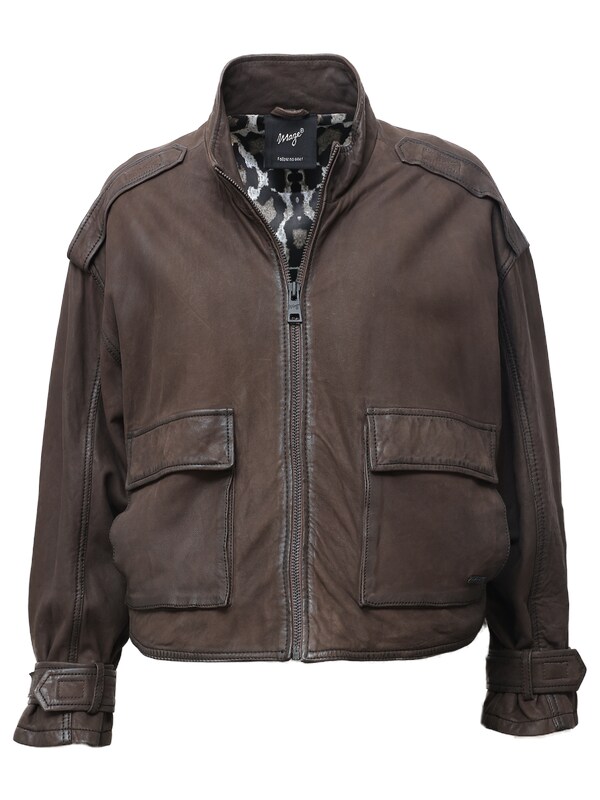 Maze Maze Übergangsjacke in Dunkelbraun