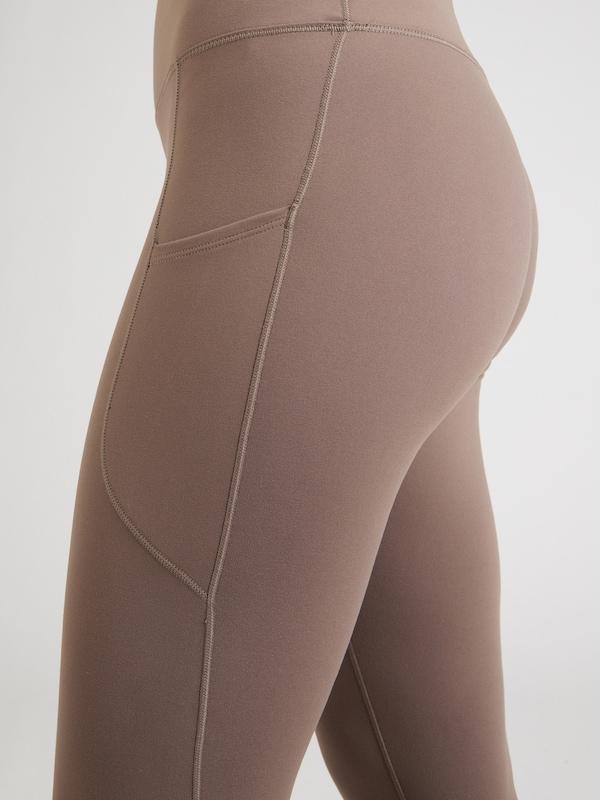NIKE NIKE Skinny Sporthose 'ONE' In Taupe