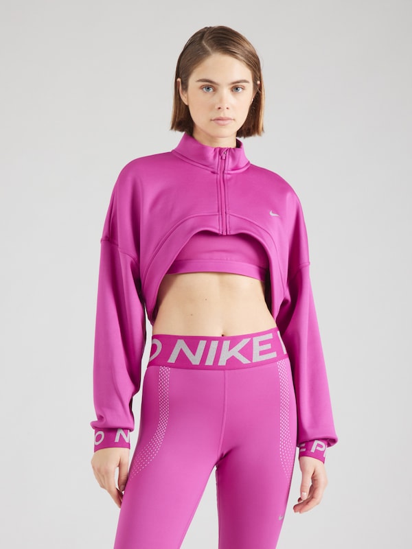 NIKE NIKE Sportsweatjacke 'Pro' In Fuchsia
