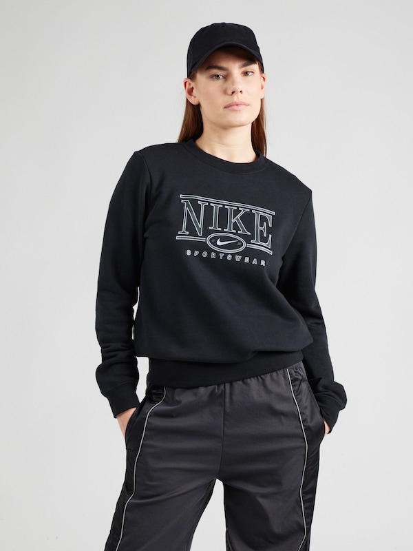 Nike Sportswear Nike Sportswear Sweatshirt 'CLUB FLC' In Schwarz
