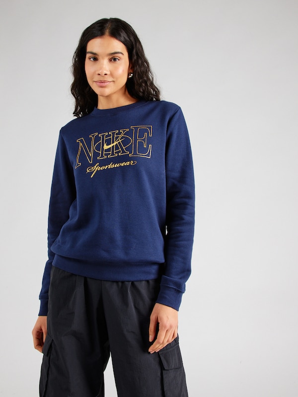 Nike Sportswear Nike Sportswear Sweatshirt 'Club Fleece' In Navy