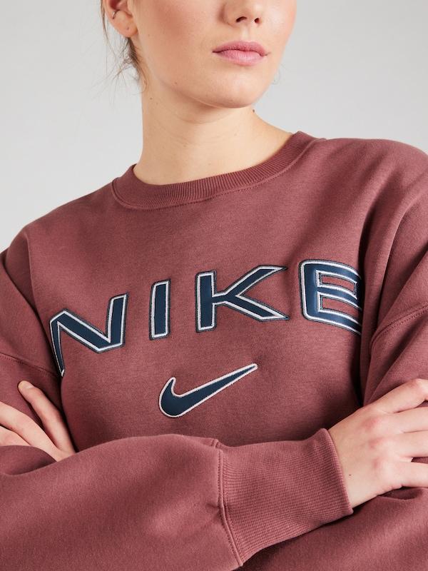 Nike Sportswear Nike Sportswear Sweatshirt 'PHNX FLC' In Burgunder