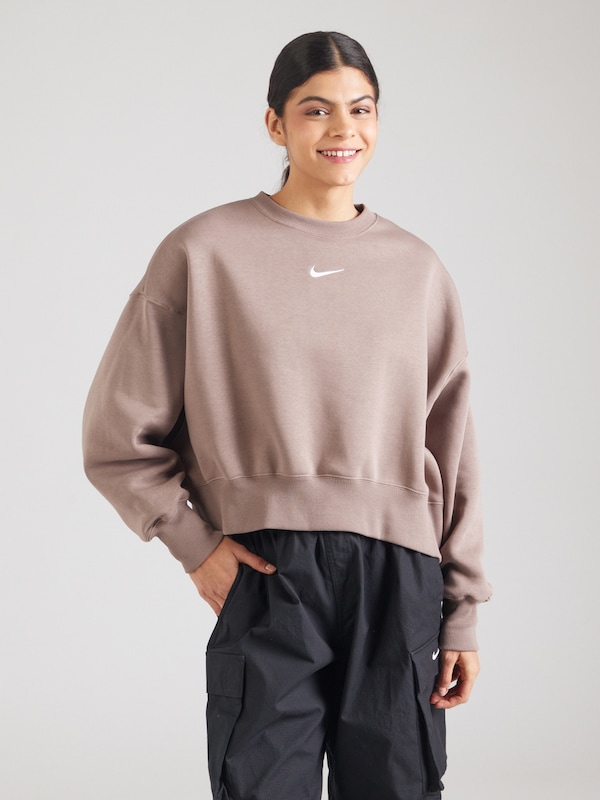Nike Sportswear Nike Sportswear Sweatshirt 'PHOENIX FLEECE' In Hellbraun