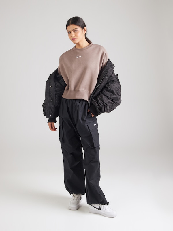 Nike Sportswear Nike Sportswear Sweatshirt 'PHOENIX FLEECE' In Hellbraun