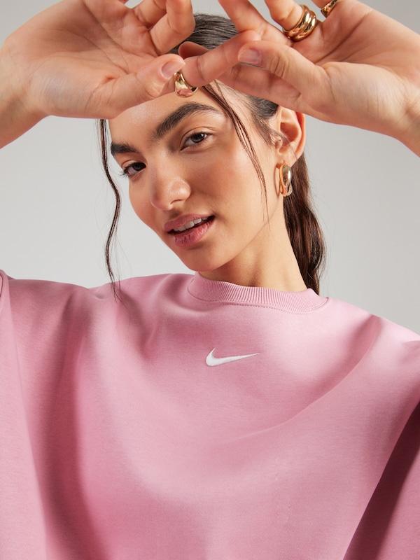 Nike Sportswear Nike Sportswear Sweatshirt 'Phoenix Fleece' In Rosa