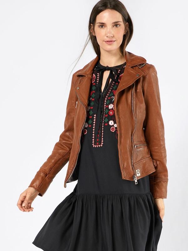 OAKWOOD OAKWOOD Lederjacke 'Video' In Braun