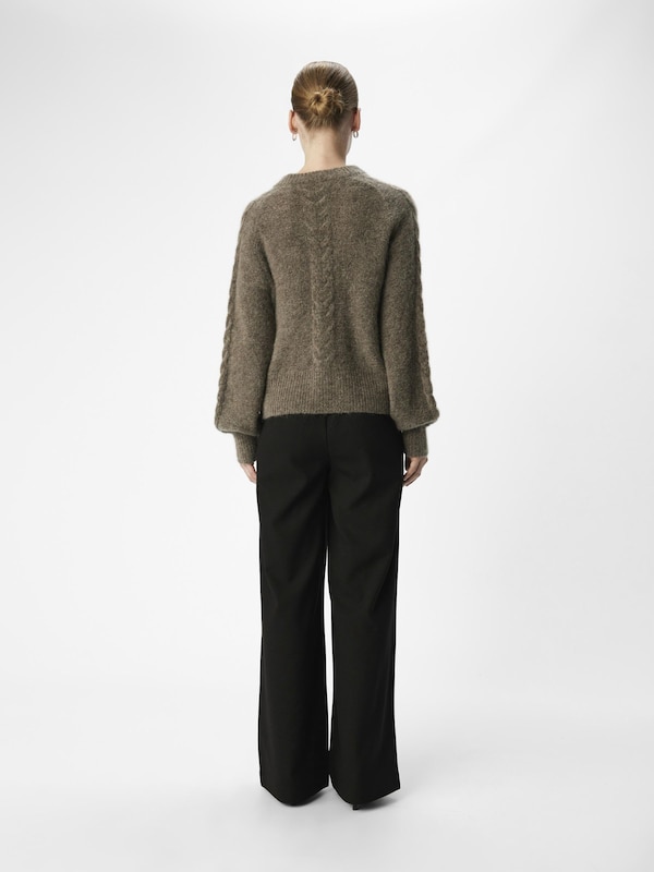 OBJECT OBJECT Pullover 'OBJNETE' In Braunmeliert