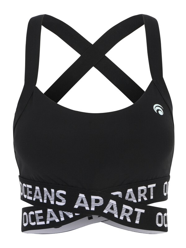 OCEANSAPART OCEANSAPART Bustier Sport-BH 'Beauty' in Schwarz