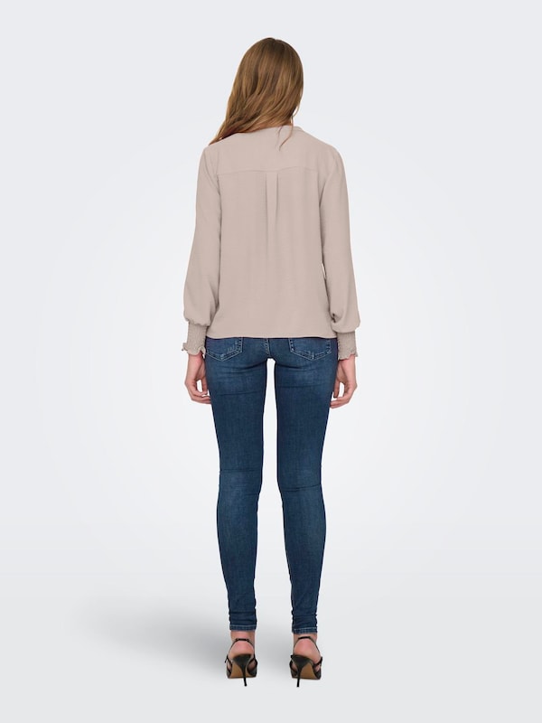 ONLY ONLY Bluse 'ONLMette' In Beige