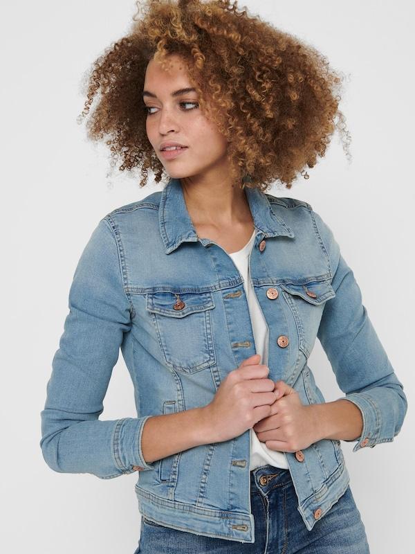 ONLY ONLY Jacke 'ONLTia' In Blue Denim