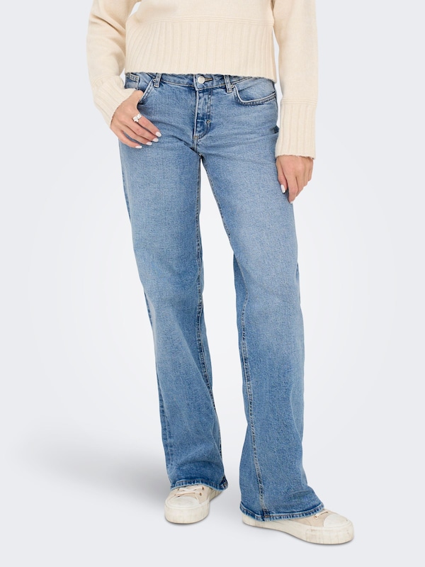 ONLY ONLY Loosefit Jeans 'Juicy' In Blue Denim