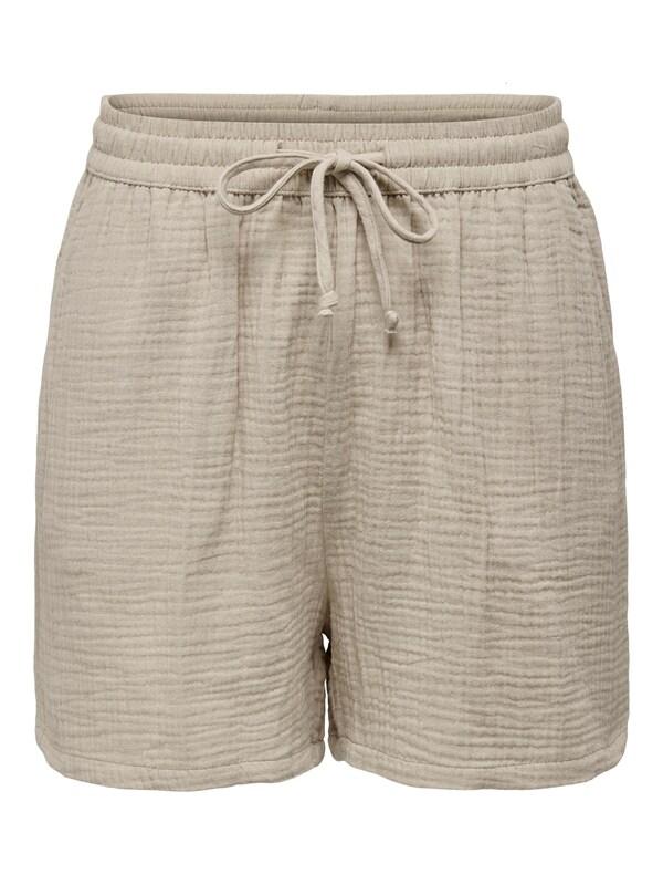 ONLY ONLY Loosefit Shorts 'ONLThyra' in Dunkelbeige