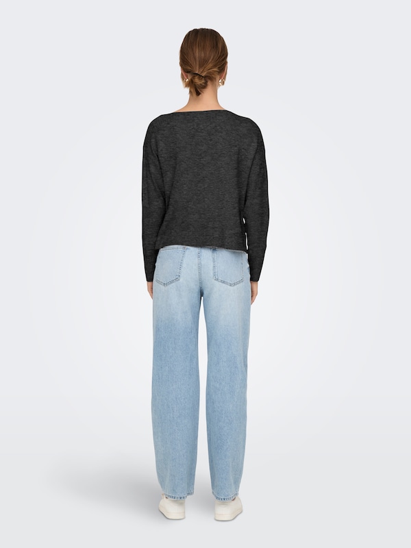 ONLY ONLY Pullover 'ONLGLORY' In Dunkelgrau