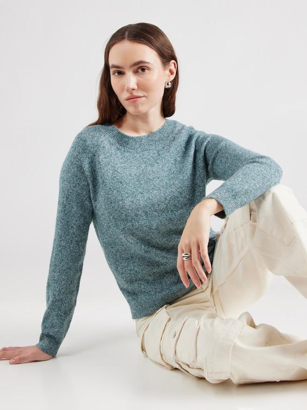ONLY ONLY Pullover 'ONLRICA' In Grünmeliert