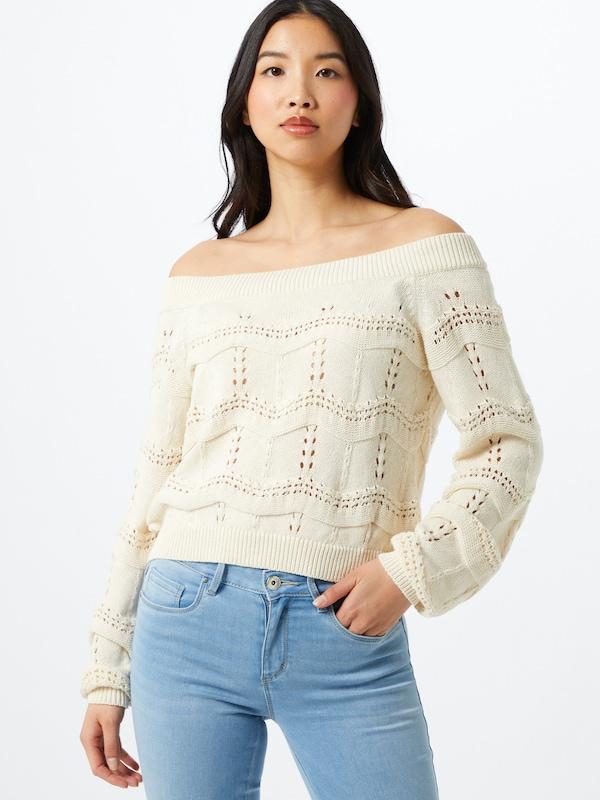 ONLY ONLY Pullover 'ONLVilda' In Creme