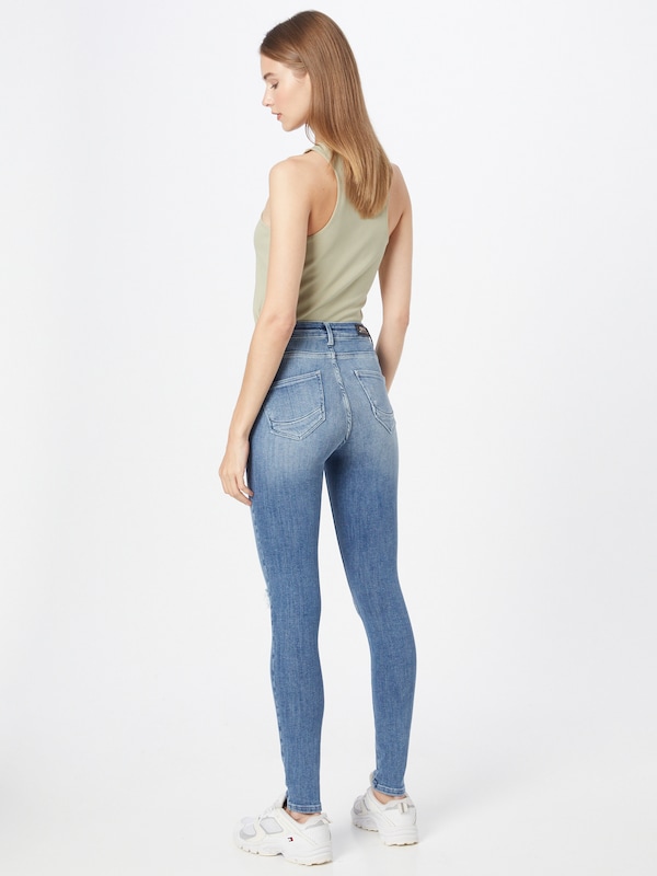 ONLY ONLY Skinny Jeans 'ONLPower Life' In Blue Denim