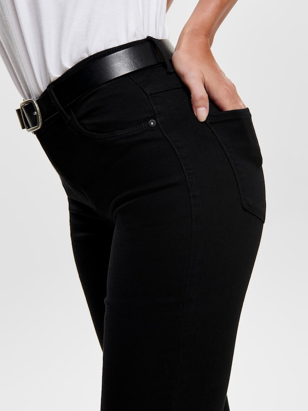 ONLY ONLY Skinny Jeans 'Rain Cry' In Black Denim