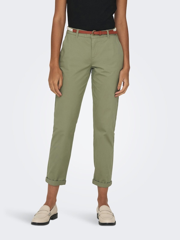 ONLY ONLY Slimfit Hose 'ONLBiana' In Hellgrün