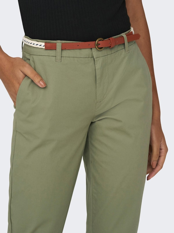 ONLY ONLY Slimfit Hose 'ONLBiana' In Hellgrün